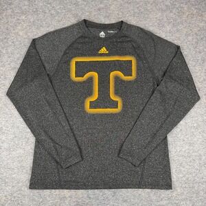Adidas Climalite T-Shirt Tennessee Volunteers Vols Gray Long Sleeve Mens Small S